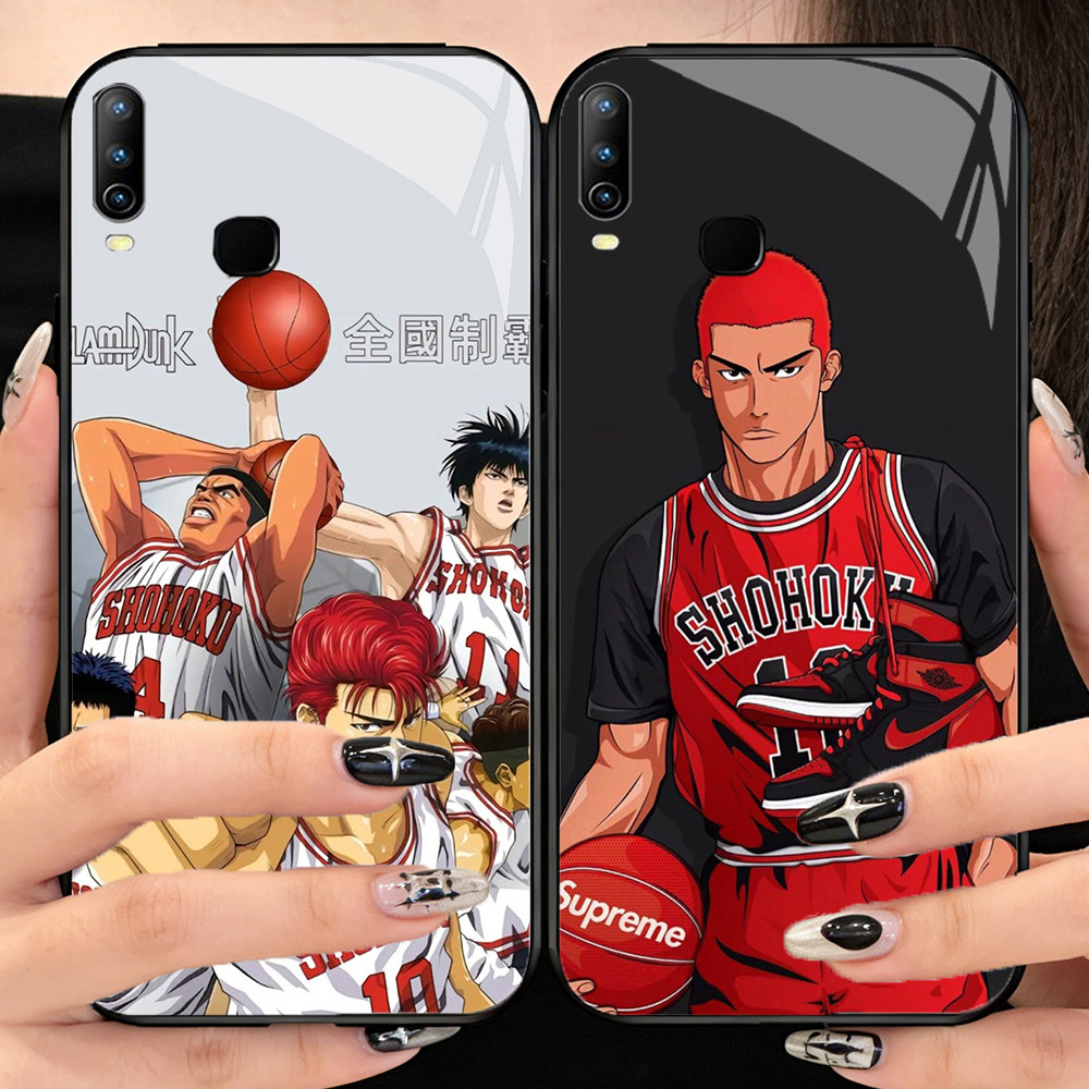O-42 Slam Dunkกระจกนิรภัยเคสโทรศัพท์VIVO Y89 Y91 Y11 Y17 X23 Y91C Y95 Y15 Y12 Y85 Y93 2019 Y19 V9