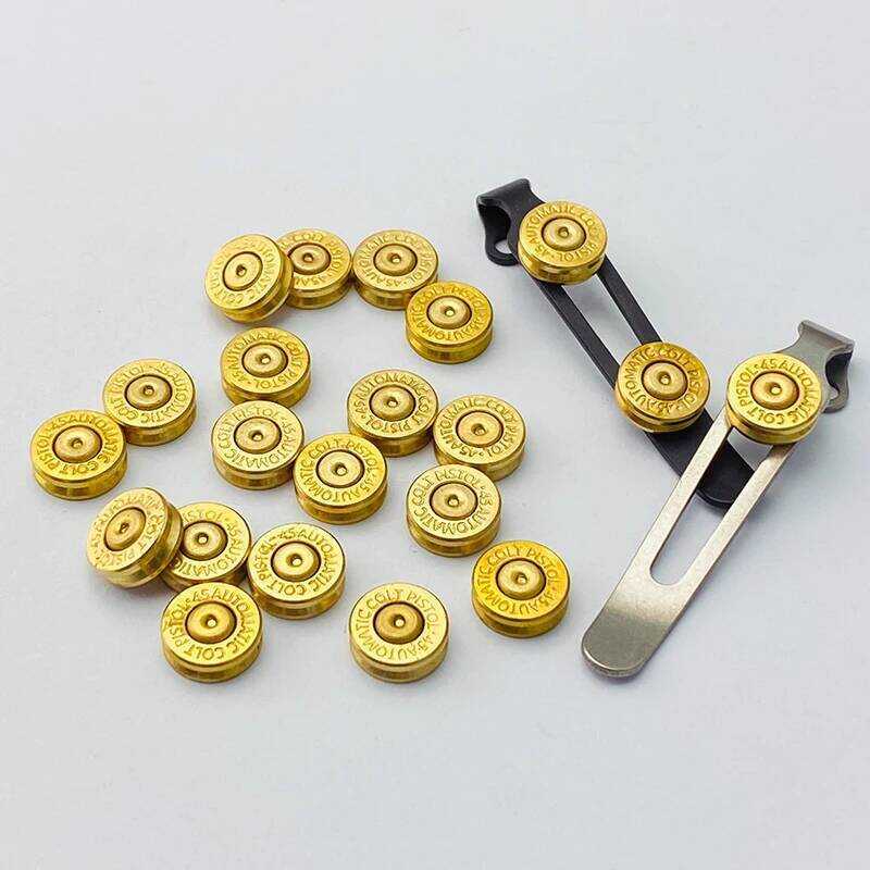 2sts H62 Brass Stl Fir Scrw for Flashlight Back Clamp EDC Tool Knif Cas Clamp Scrws with T8 Torx Na