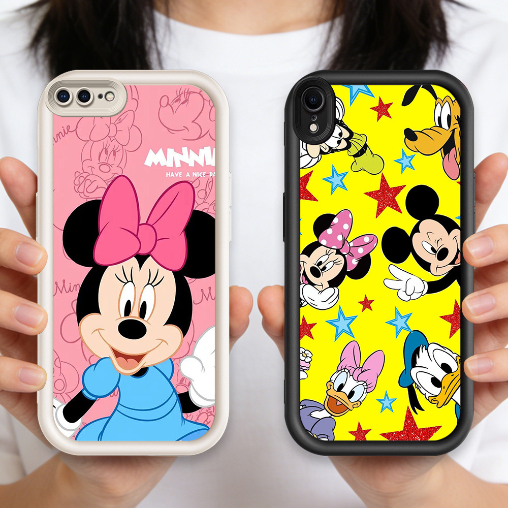 HP O-29 mickey mouse เคสโทรศัพท์ซิลิโคนสําหรับ iPhone XS 7 6 XR X 8 Max Plus