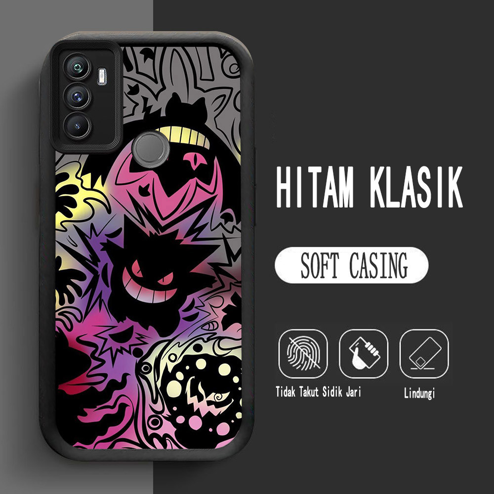 Y-8 Pokemon Gengar เคสซิลิโคนสําหรับ OPPO A53S A53 A33 2020 กรณี
