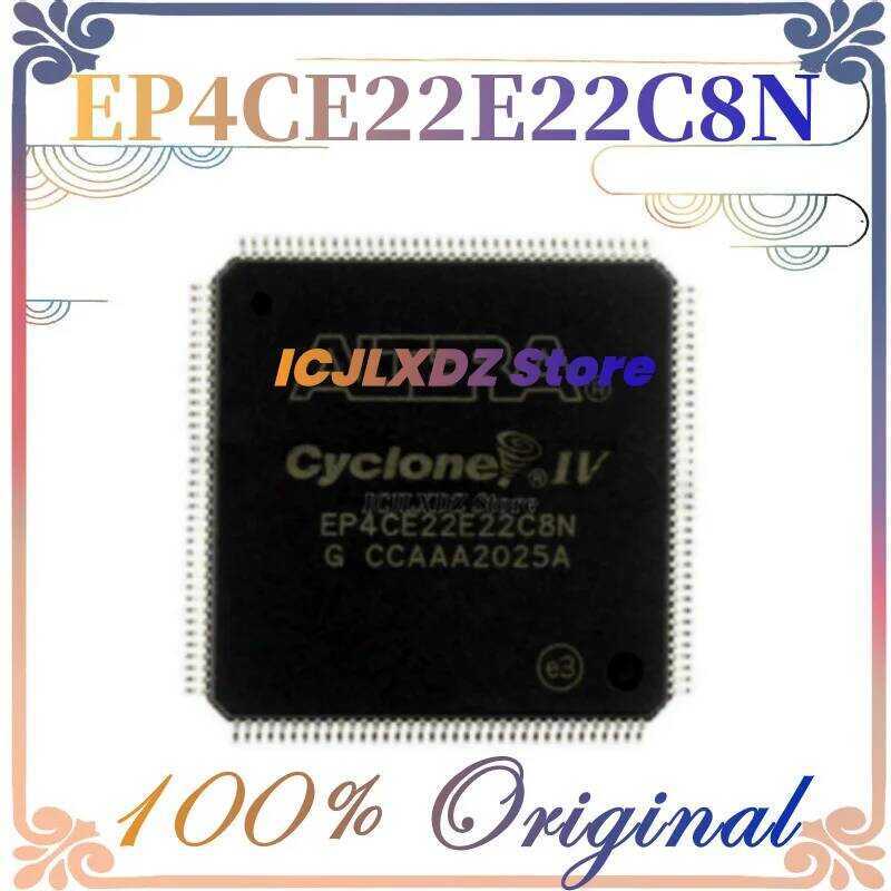 New 1Pcs 100% Original EP4CE22E22C8N EP4CE22E22C8 EP4CE22E22 QFP144 In Stock 100%