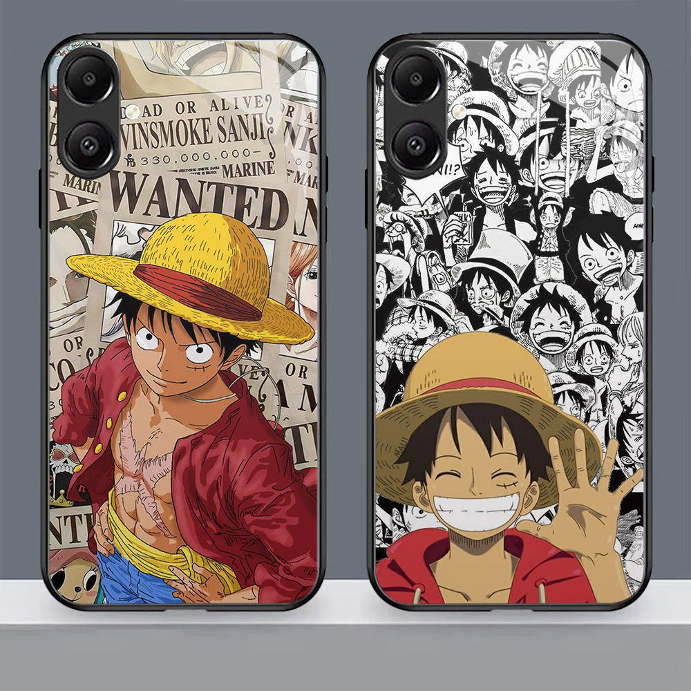 N-76 One Piece HD Glass Casing สําหรับ Samsung Galaxy A06 M04 A05 A04e A03 Core A04 F04 5G Case