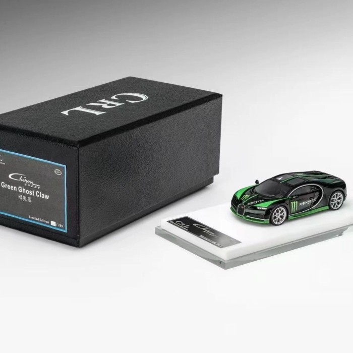 พร้อมสต็อก CRL 1/64 Bugatti Chiron Chiron Chiron Magic Claw เรซิ่นโมเดลรถแบบคงที่