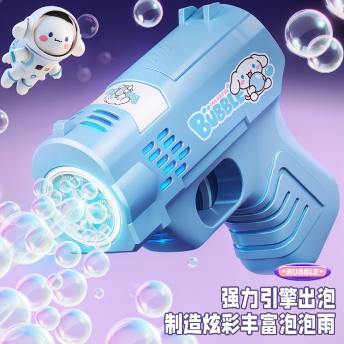 2025 ใหม่ Cub 1911 มือถือ Bubble Gun เด็กมีรูพรุนไฟฟ้าอัตโนมัติ Bubble Blowing Machine ของเล่น