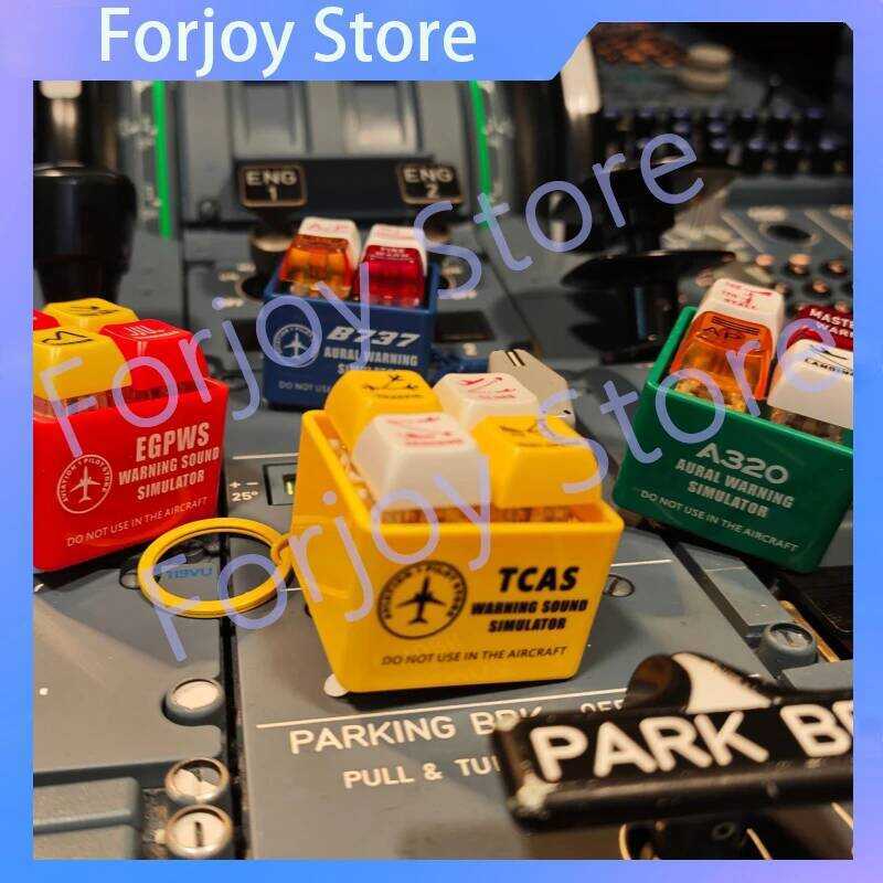 C Authentic New Upgrade First A320 Aircraft EGPWS Simulation Sound Keychain Airplane Button Sound H