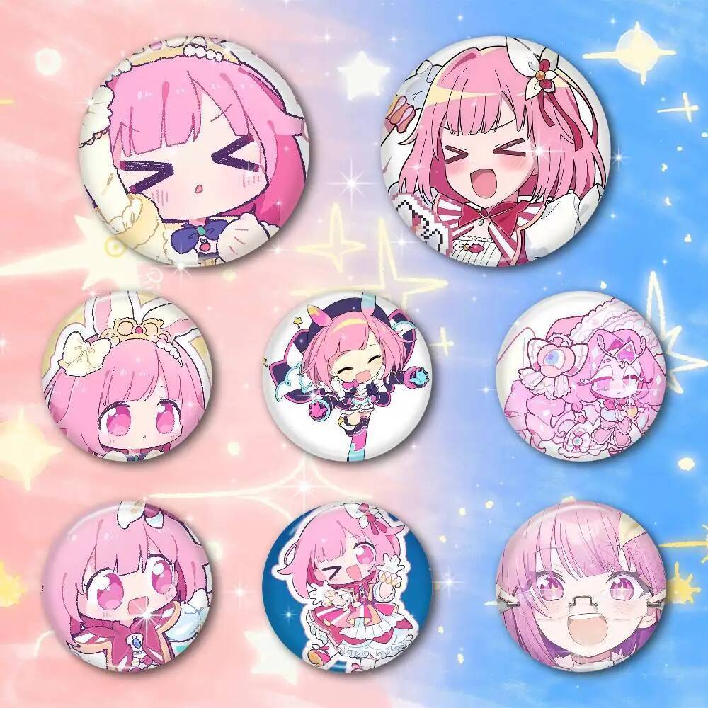 Emu Otori Art Badges ปุ่มรอบ Creative Pin เข็มกลัดป้ายกระเป๋าอุปกรณ์ตกแต่งแฟนรวบรวมเพื่อน