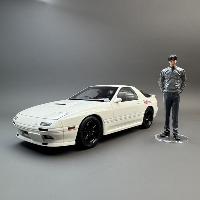 WHELART WHELART 1/18 Mazda RX7 FC3S Initial D โมเดลรถจําลองโลหะผสม