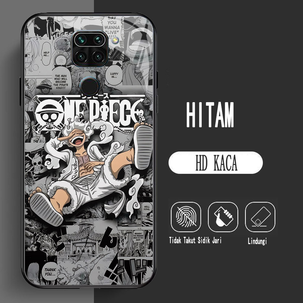 Y-16 One Piece Luffy HD Glass Casing สําหรับ Xiaomi Redmi Note 8A 8 9S 9 Pro Max Case