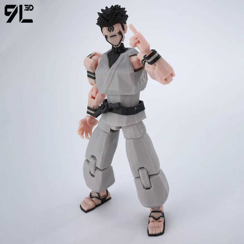 C L3d-Printed Posable Action Figure Jujutsu Kaisen Omitted Sukuna Vs Gojo Dummy13 Lucky13 Model Orn