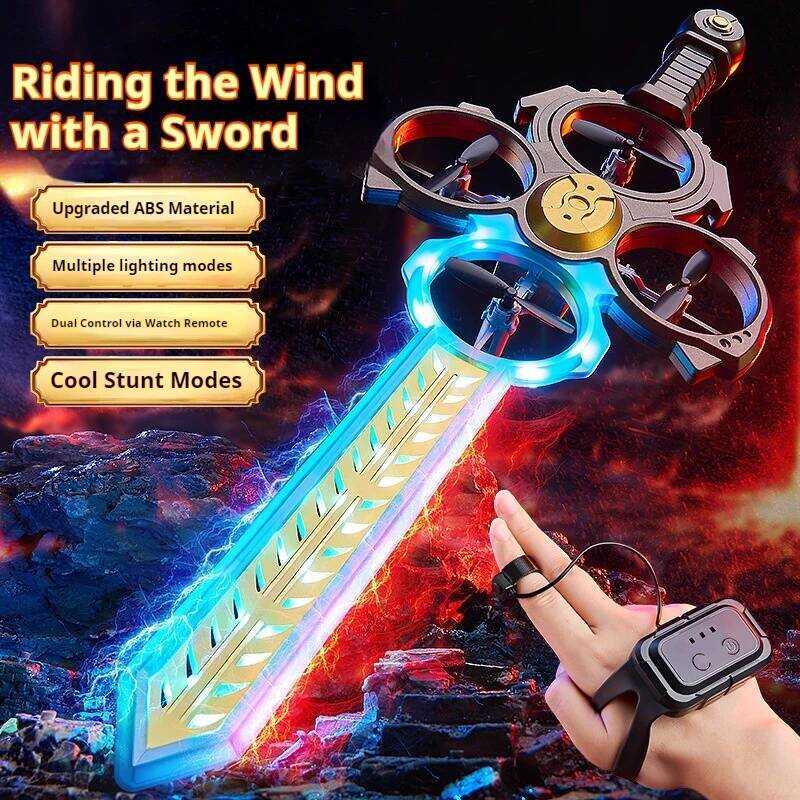 C Hot Gesture Remote Control Flying Sword Flying Aircraft Flying Sword Stunt Aircraft Rolg One Key
