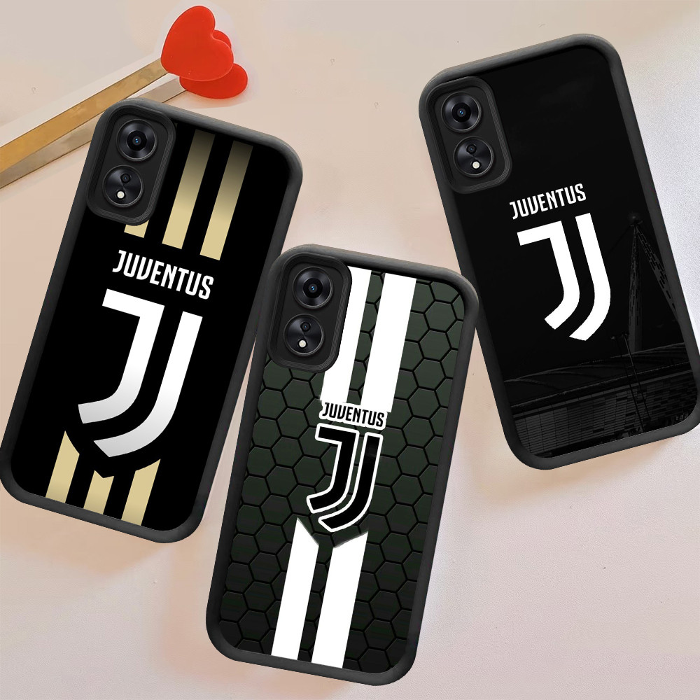 เคสสําหรับ OPPO RENO 2F 2Z A5X 13F 2025 A5 A5i PRO 5G FB-17 J-Juventus Club ซิลิโคนสีดํา