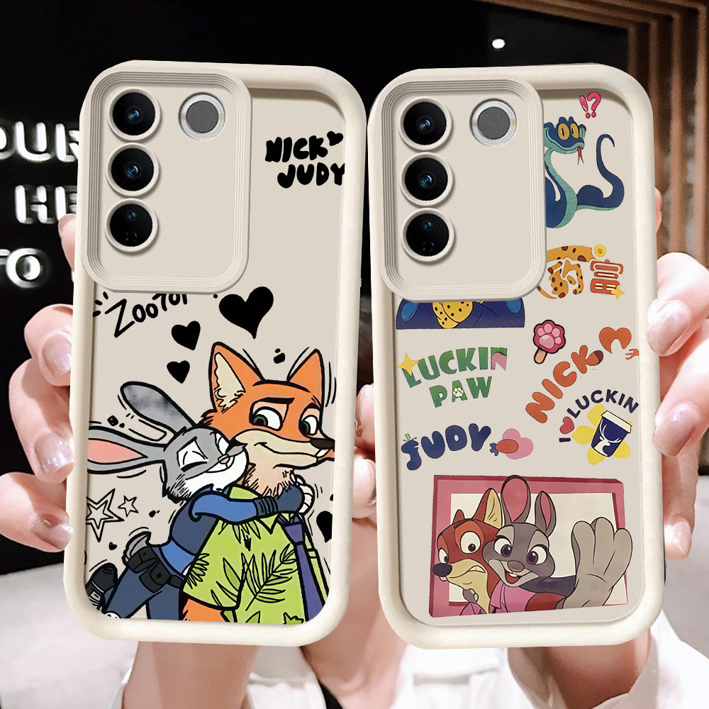 N-8 Zootopia Soft Casing สําหรับ VIVO Y81 V29E Y100 V29 Pro Y81s