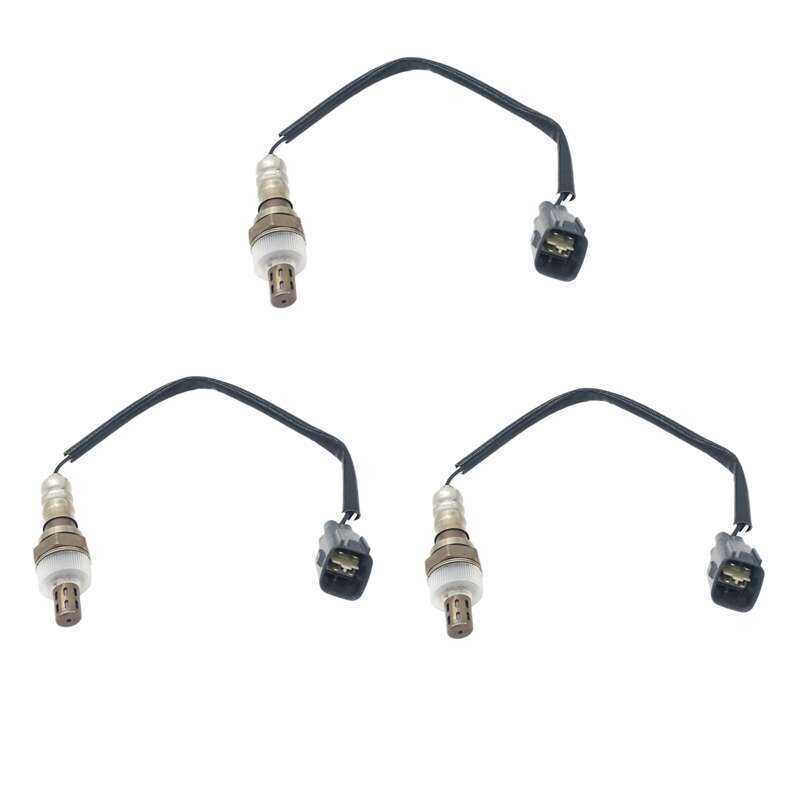 3X Downstream O2 เซนเซอร์ออกซิเจนเหมาะสําหรับ Yaris 2001-2005 Verso 1999-2005 2006-1.3L 1.5L 89465-5