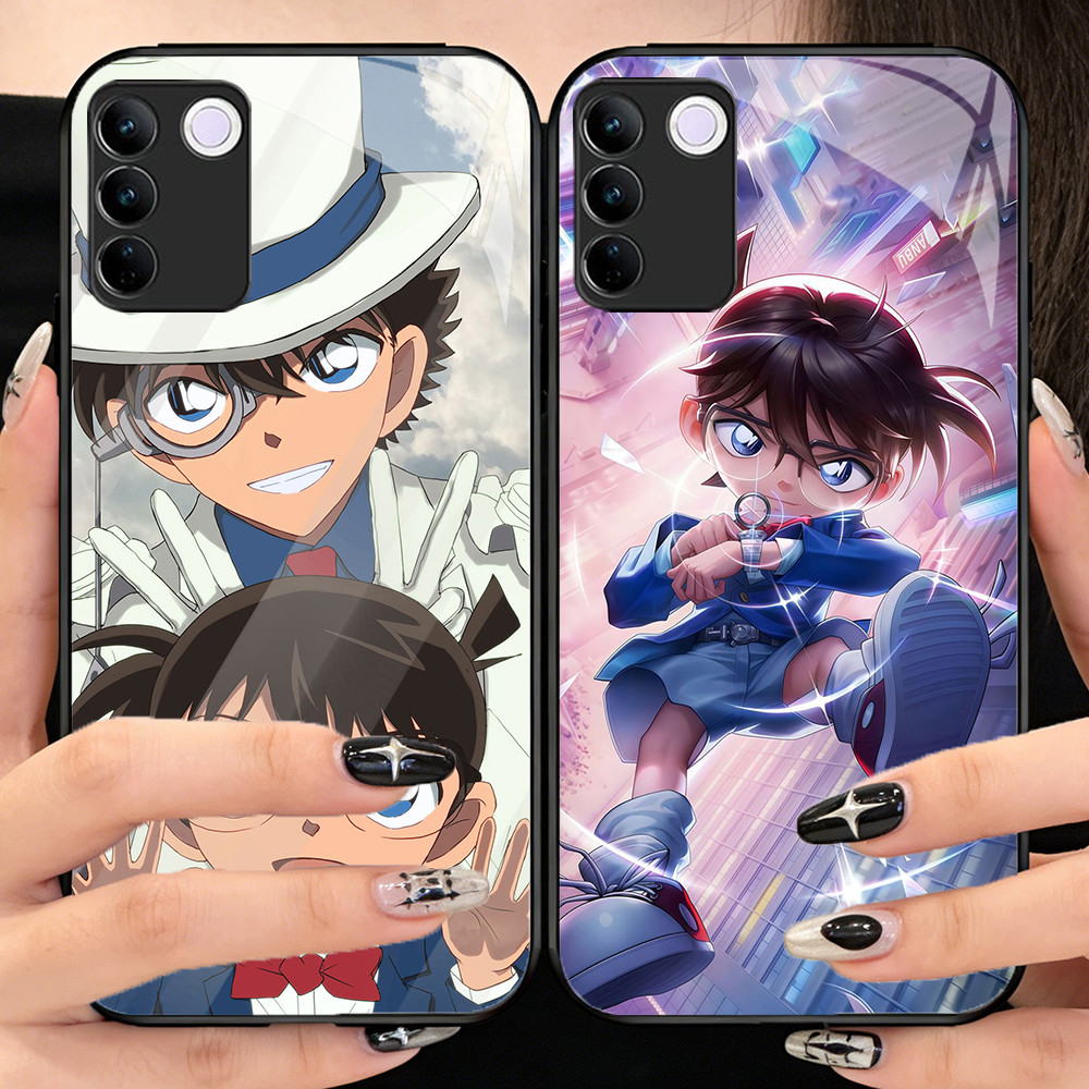 O-10 กรณีปิดกระจกนิรภัยเคสโทรศัพท์ VIVO V30 V29 V29E Y100 T3 V23E Y200E Y200 V27 V23 V27E Pro Lite 5
