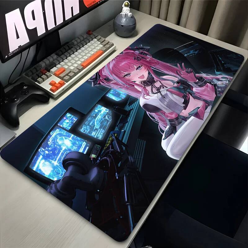 Yvonne แผ่นรองเมาส์ Arknights Endfield อุปกรณ์เสริมสําหรับเล่นเกม Mousepad แผ่นรองเมาส์ขนาดใหญ่ Game