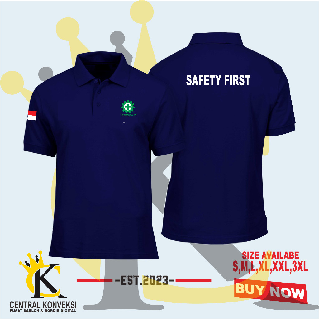 KAO Safety First Polo Shirt เสื้อคอปก SAFETY FIRSTPOLO
