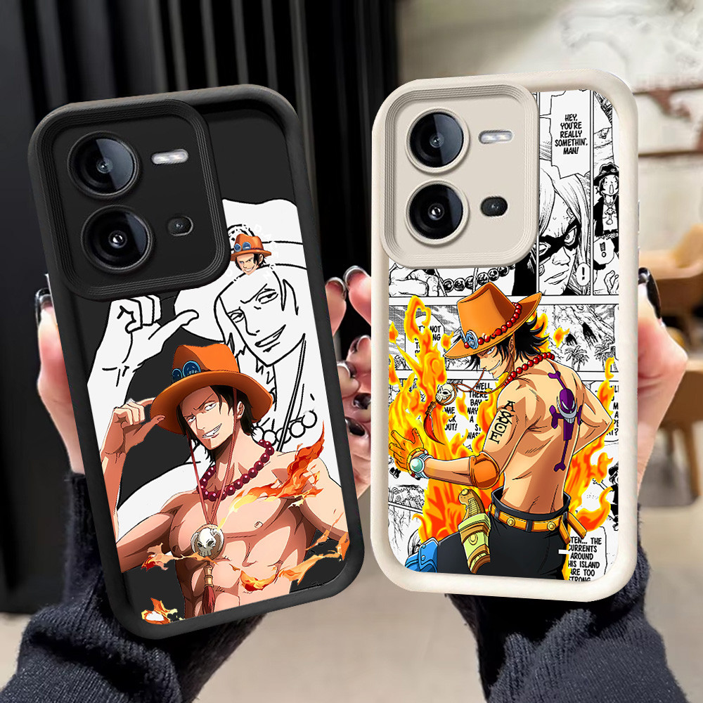N-37 One Piece Ace Soft Casing สําหรับ VIVO Y28 Y28s Y17S V25 V25E