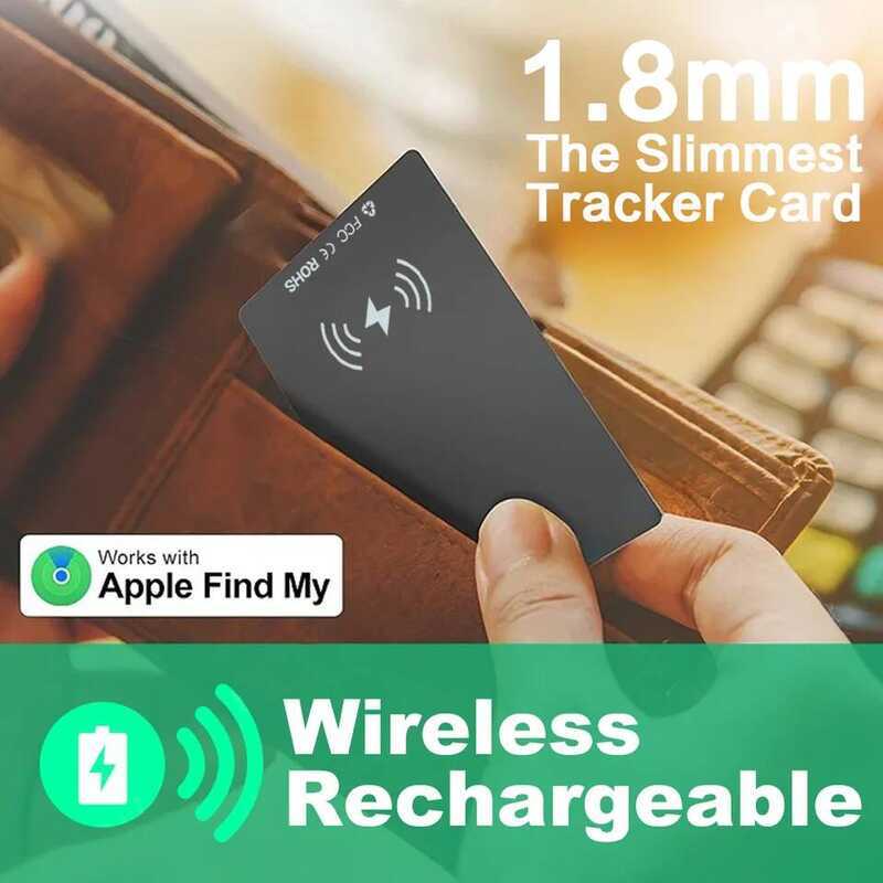 C Wallet Anti-Loss Card Loion Tracking Smart Tag With Iphone Find My Bluetooth Device Ultra-Thin Ca