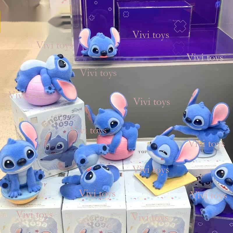 {{vivi toys}} TOPTOY Official Stitch Vitality Yoga Series Blind Box Stitch อินเทรนด์ของเล่นตุ๊กตาเดส