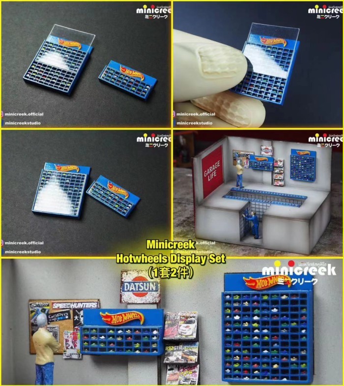 Ready Stock Ready Stock MiniCreek 1: 64 Thailand Thai Scene Hotwheels Hotwheels Model Display Stand