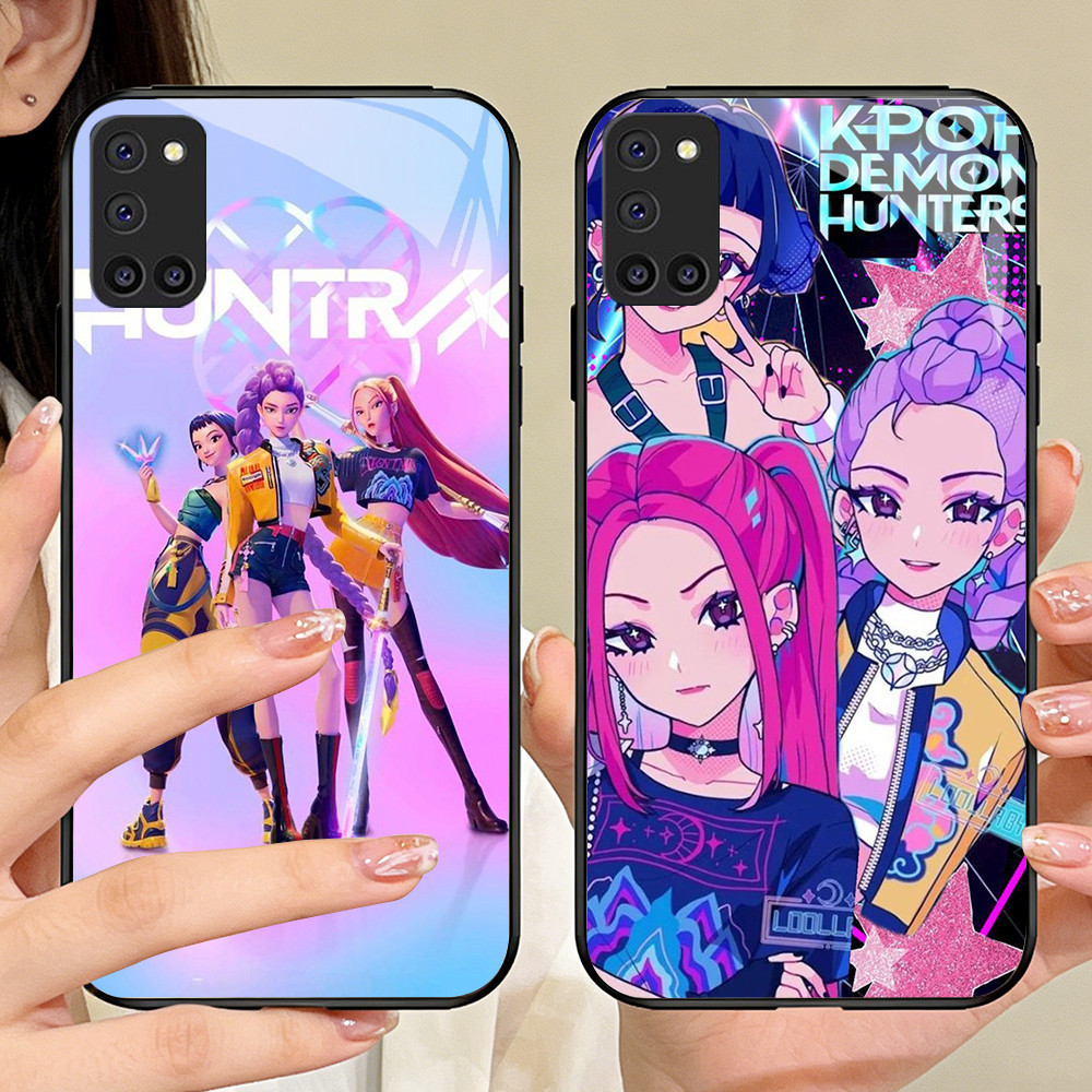 O-13 Demon Hunters กระจกนิรภัยเคสโทรศัพท์ OPPO Reno A92 A52 A94 F19 5F A72 5 Pro Lite