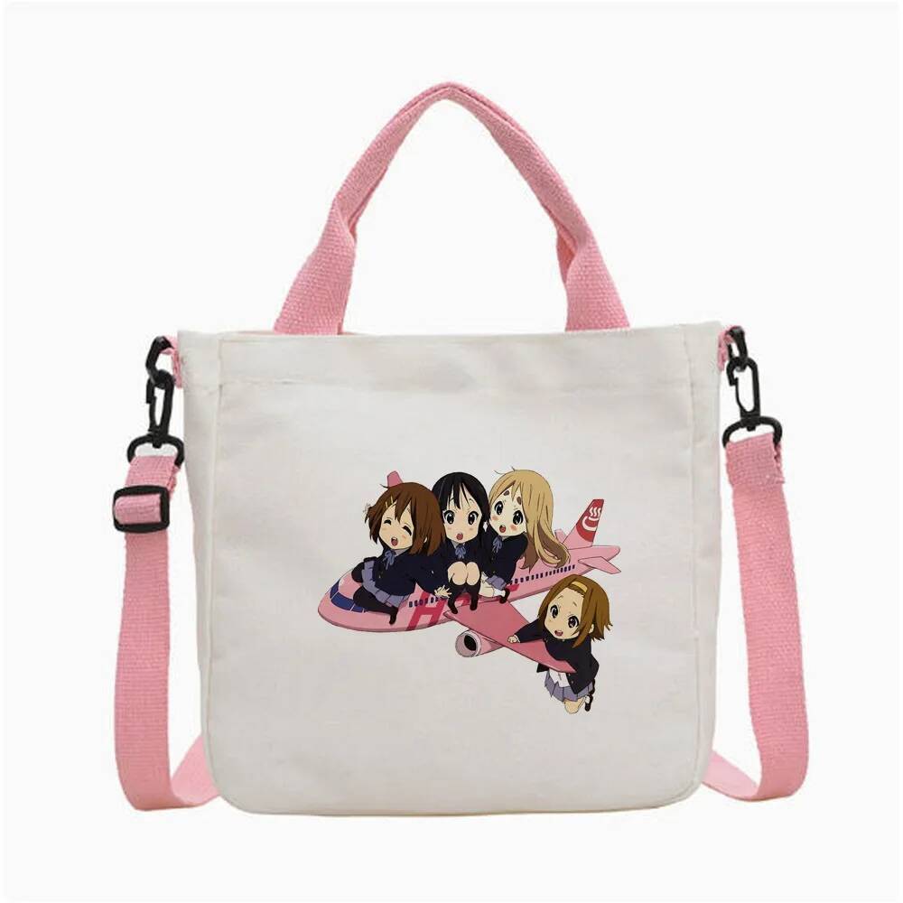 K-on tote bag shopper y2k canvas personnalisable woman