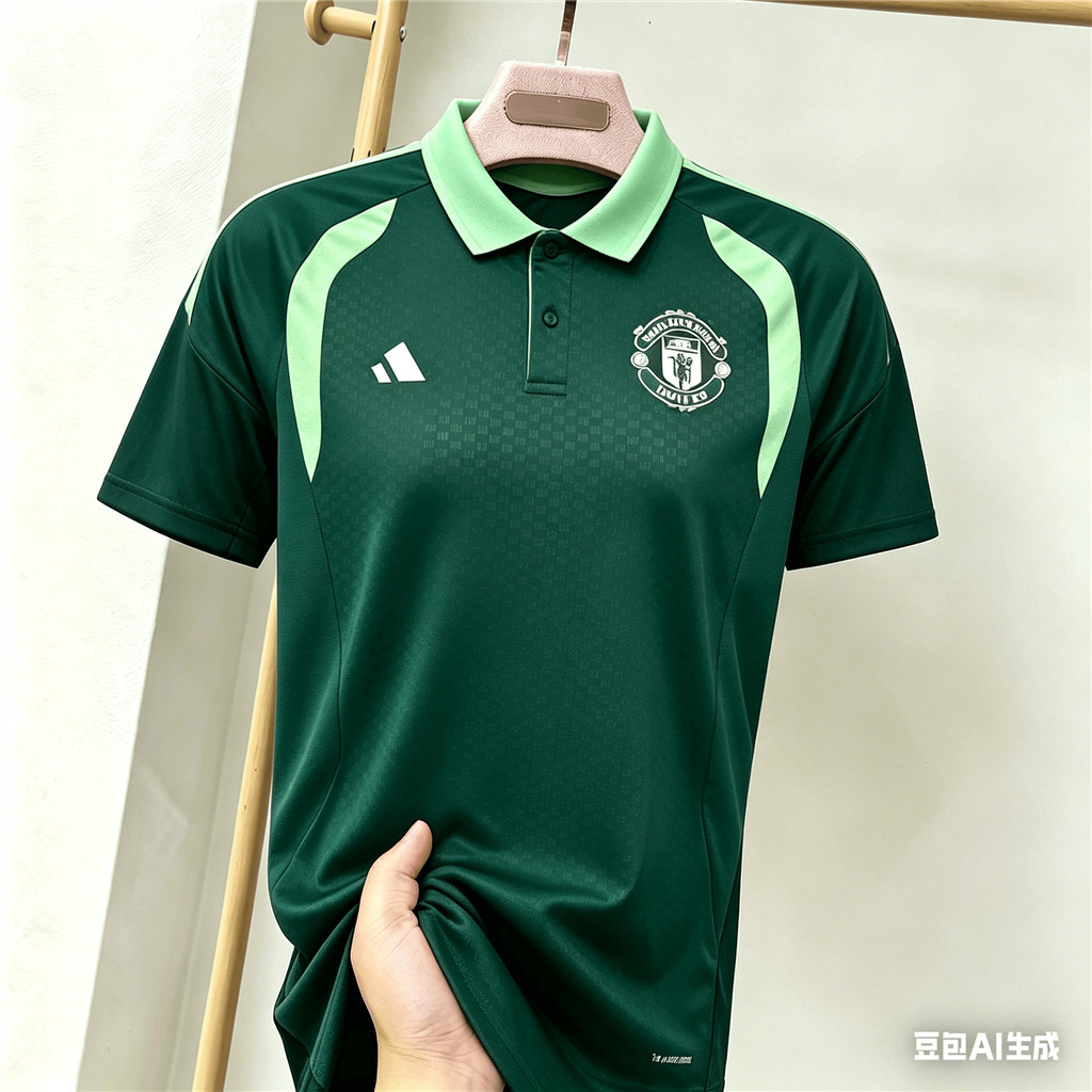 เสื้อสโมสรแมนเชสเตอร์ ยูไนเตッド สีแดง เสื้อฝึกซ้อมแขนสั้น