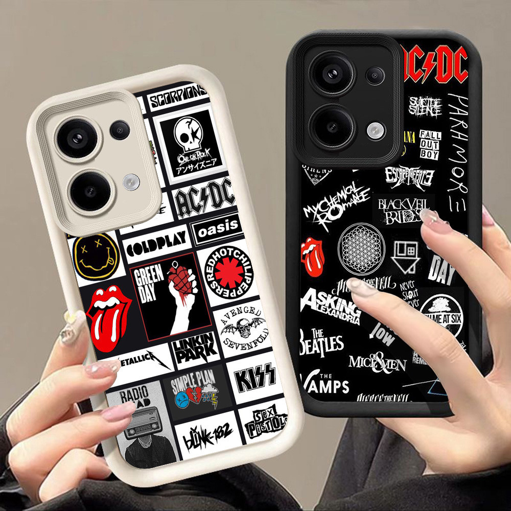 เคสสําหรับ OPPO A6 A6X Pro 4G 5G Reno 15FS 15F Q-87 แฟชั่น Rock Band