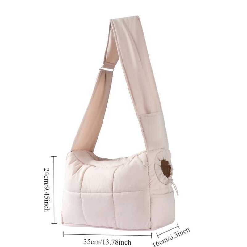C Pet Carrier Shoulder Cat Carrier Sg Winter Outdoor Puppy Travel Portable Warm Cat Walking