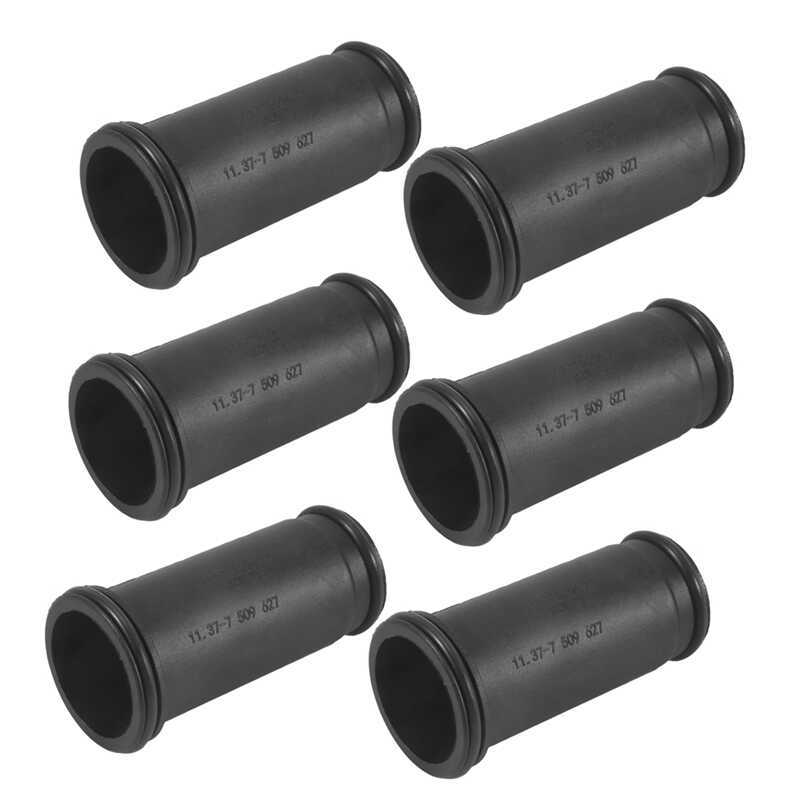 C [Lapurer] Pipe Sleeve 6Pcs 1137750627 For 1 3 5' X1 X3 E81 E88 E46 E0 E84 N42 N46 N46n E83 118I 1