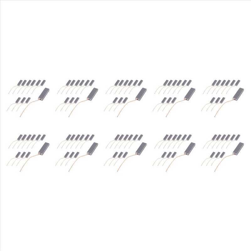 C (Lg6x) 100Pcs Carbon Brushes Motor Carbon Brushes For Siemens Dtype Washing Machine Parts 5X13.5X