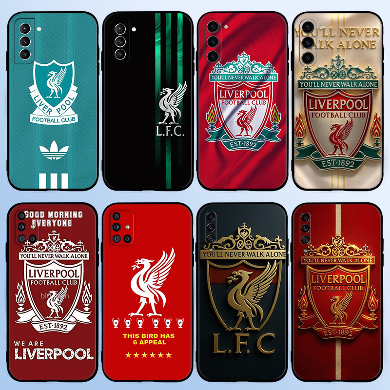 สําหรับ Samsung S20 S21 S23 S24 Plus Lite Fe Ultra Liverpool Football Club TPU ซิลิโคนอ่อนนุ่มเคสโทรศัพท์สีดํา 5Y5