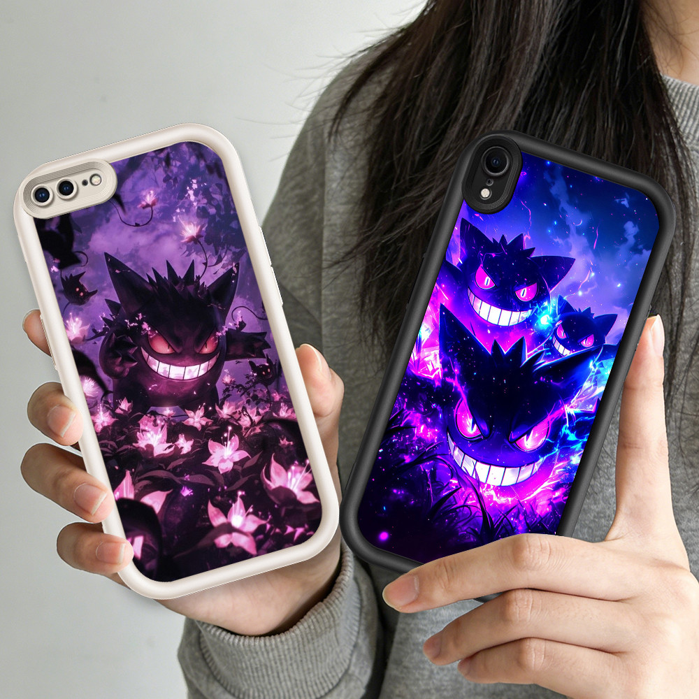 HP O-19 Gengar เคสโทรศัพท์ซิลิโคนสําหรับ iPhone XS 7 6 XR X 8 Max Plus