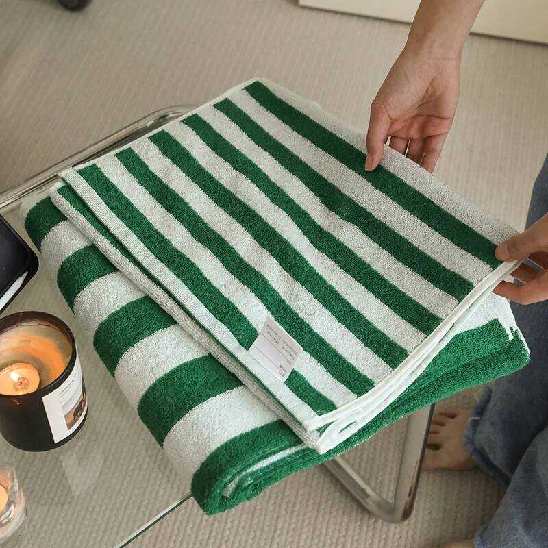 C Stripe Pure Tos Absorbent Tos For Bathroom Skin-Friendly Soft Comfortable Kids Face To Hand To Be