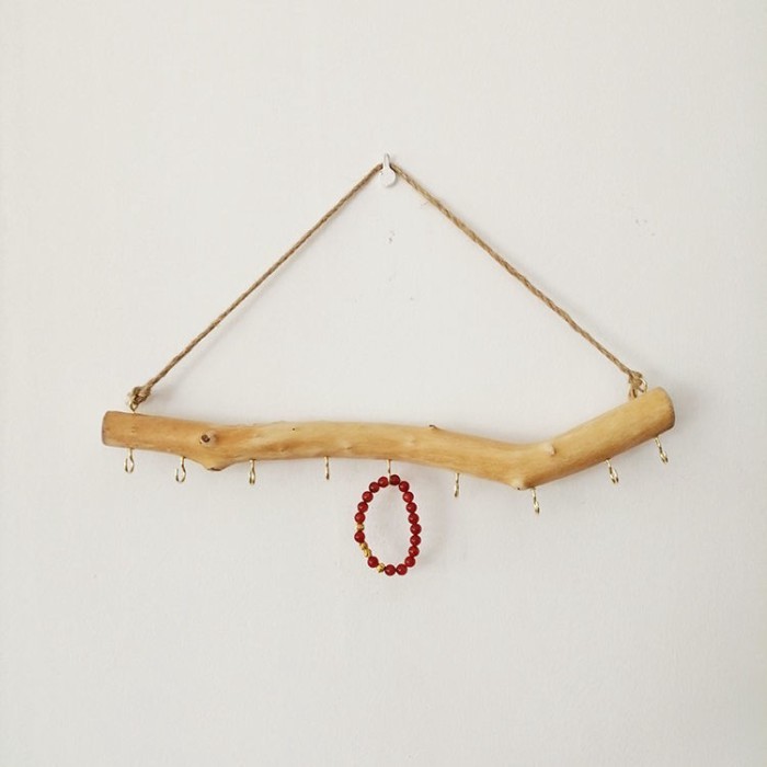 แขวนผนัง Wall เครื่องประดับ Hook Home Wall Hook Retro ไม้ Driftwood Hook Amazon Dead ไม้