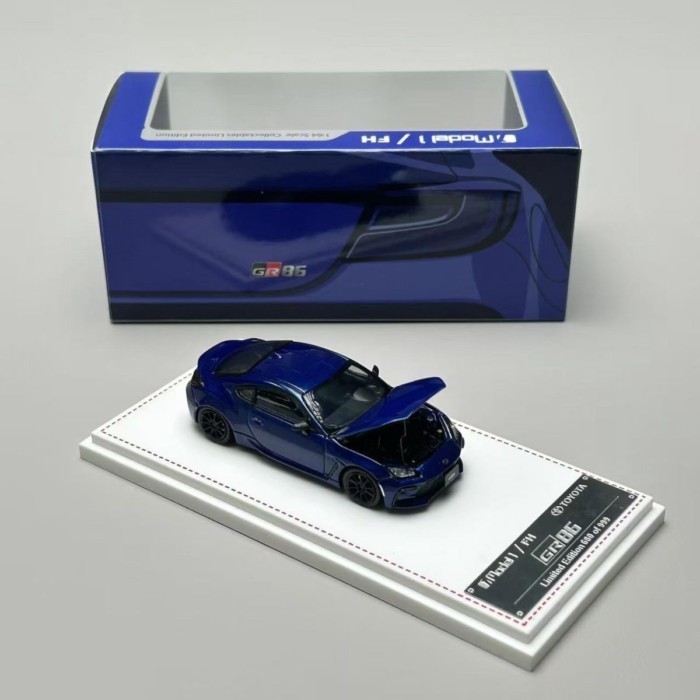 พร้อมสต็อก FH 1: 64 Toyota Toyota GR86 รุ่นที่ 2 ZN8 โลหะผสมเปิดฝาหน้าโมเดลรถเครื่องประดับ