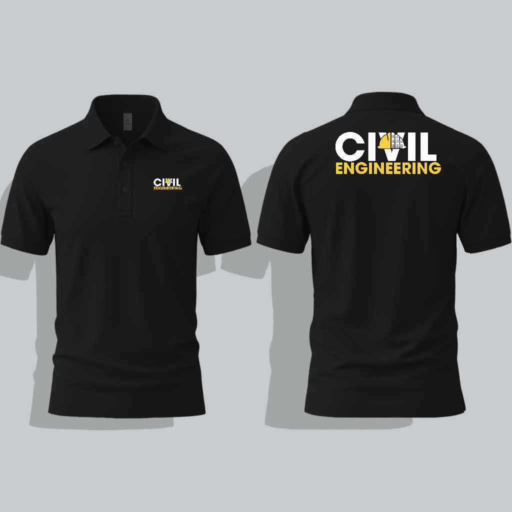เสื้อยืด Civil Engineering Short SleevePOLO | เสื้อโปโลวิศวกรรมโยธา