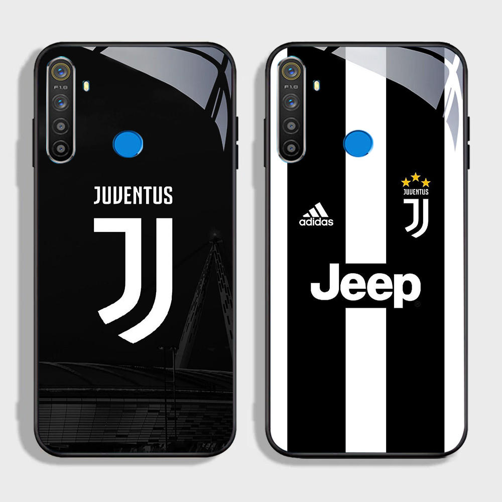 FB-17 J-Juventus Club HD Glass Case สําหรับ OPPO Reno A77 A76 A36 A57S 7 A55 A17 A54 A96 A77S