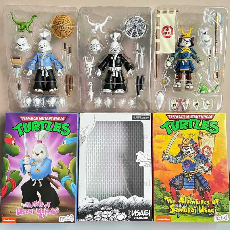 C Original NECA Miyamoto Rabbit Monochrome Colorful The Adventures Of Samuroi Usagi Yojimbo Action