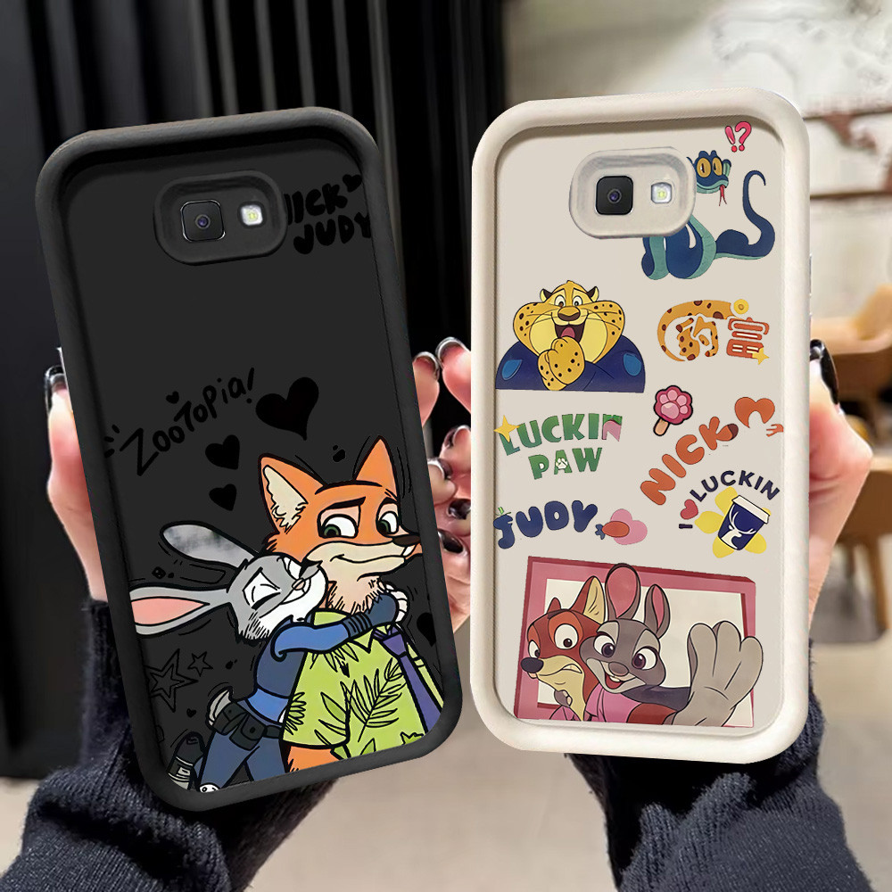 N-8 Zootopia Soft Casing สําหรับ Samsung J6 J7 J2 J4 Prime Plus Pro