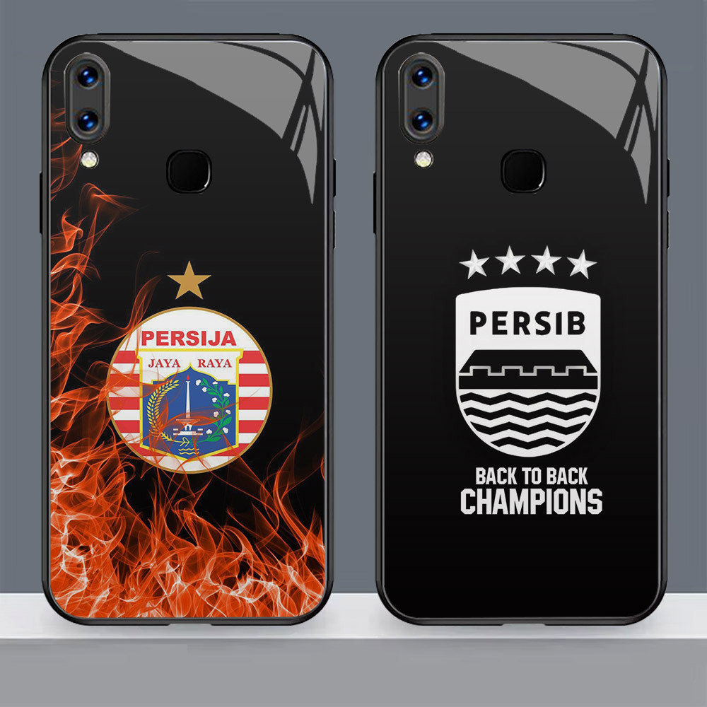 N-65 Persib HD Glass Casing สําหรับ VIVO Y91C Y95 2019 Y91 Y66 Y11 Y85 Y67 V9 Y89 Y93 Y12i กรณี