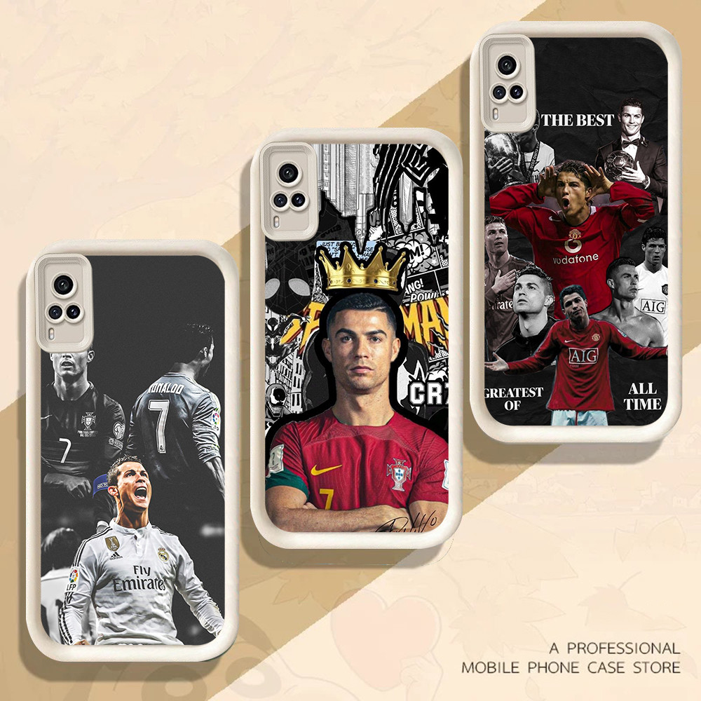 HP เคสโทรศัพท์สําหรับ VIVO Y200 Y35 V30E Z1 Y19S V40 Y28 2024 Pro Lite 5G FB-44 Ronaldo CR7