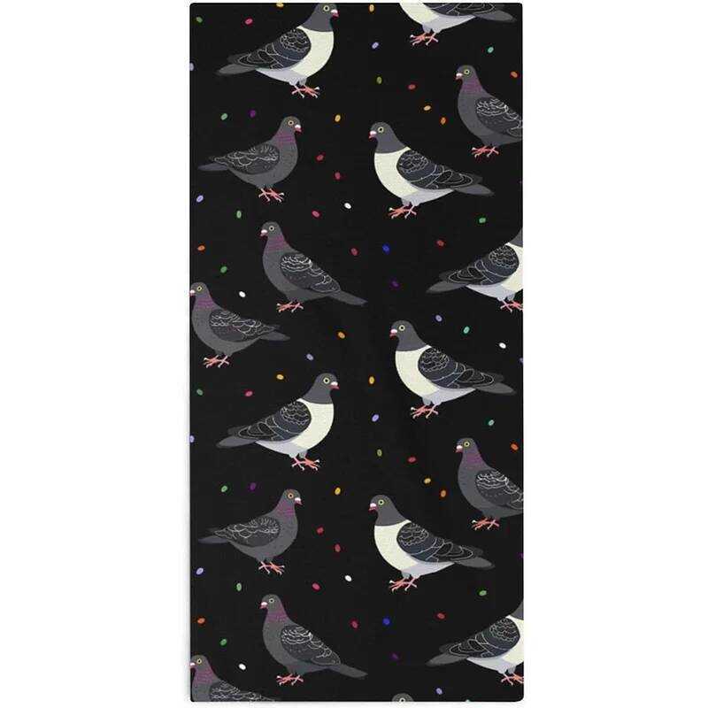 C Beach Towel Colorful Pigeon Beach Towel Patterned Sunscreen And Windproof Suitable For Swimming P