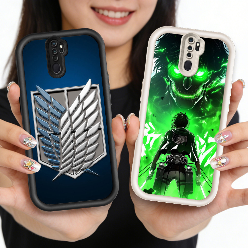 HP O-2 โจมตีบน Titan เคสโทรศัพท์ซิลิโคนสําหรับ OPPO Reno 2F 2Z F11 A9 8T A5 2020 Pro 5G