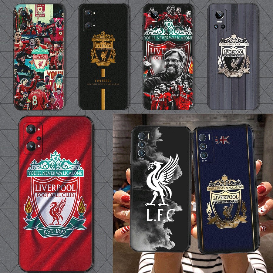 สําหรับRealme 3 5 6 7 8 Pro 5i 5s Q 6i 7i TPUเคสโทรศัพท์นุ่มฝาครอบป้องกันR1 กรณีลิเวอร์พูลFC