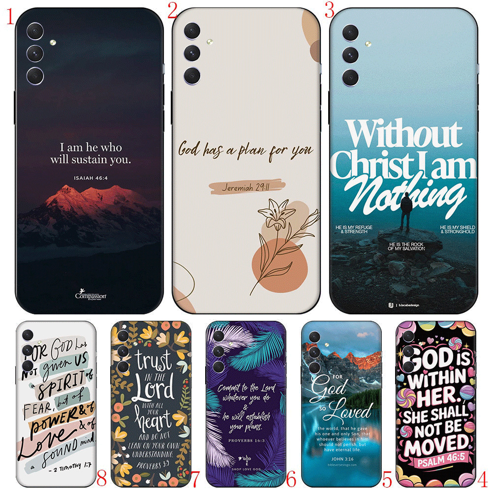 สําหรับ Samsung S7 Edge S8 Plus S9 S10 S10E Lite S20 Ultra TPU เคสโทรศัพท์นุ่มฝาครอบป้องกันพระเยซูคร