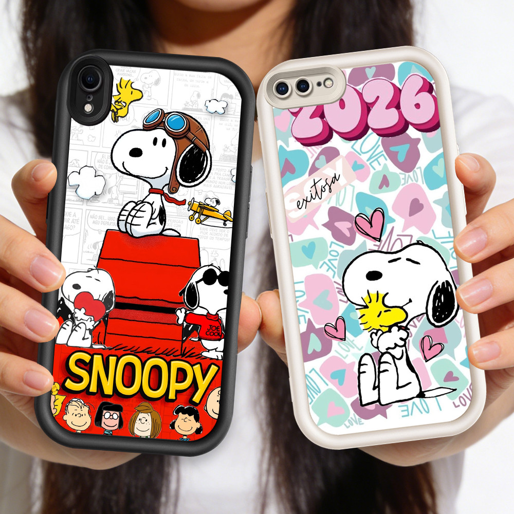 HP O-43 Snoopy เคสโทรศัพท์ซิลิโคนสําหรับ iPhone XS 7 6 XR X 8 Max Plus