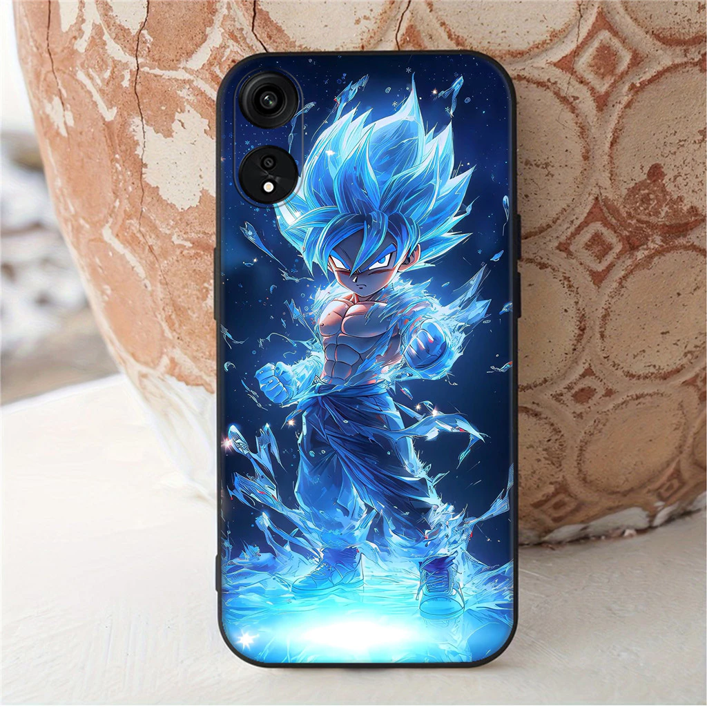 เคสการ์ตูนสีดำ สำหรับ OPPO A1 A98 F23 A3S A5 A3X A3 Pro A9 A5S A7 A8 A31 A12 12S A12E A15 A15S A16 A16S A7K thumbnail 3