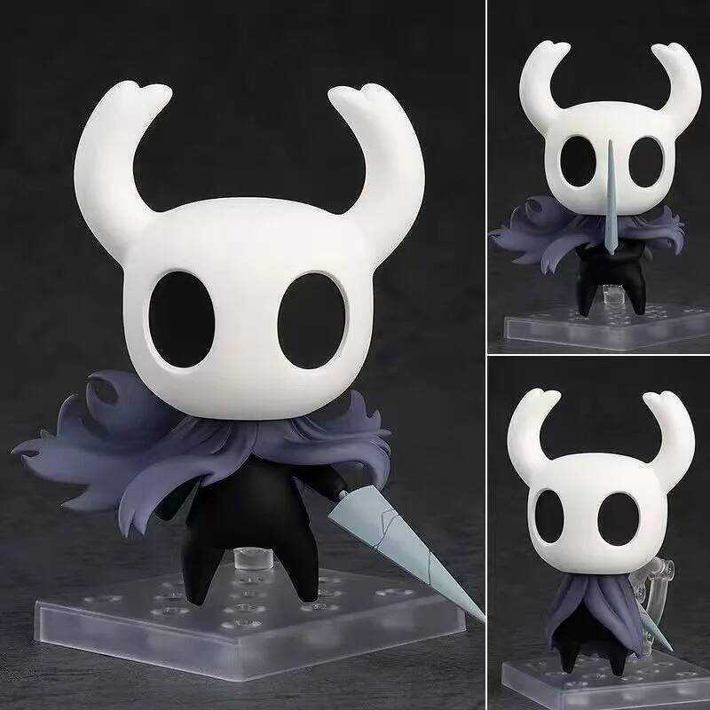 C Hollow Knight The Knight Nendoroid Action Figure, Q Version Movable PVC Model Anime Game Figure T