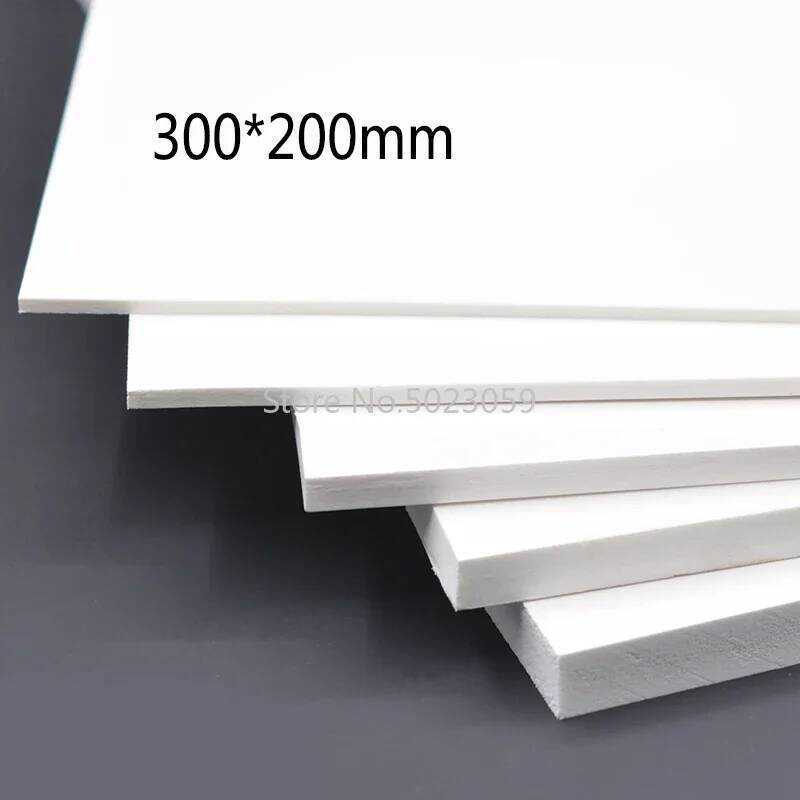 White PVC foam board Handmade Model making material plastic flat board For DIY Building model mater